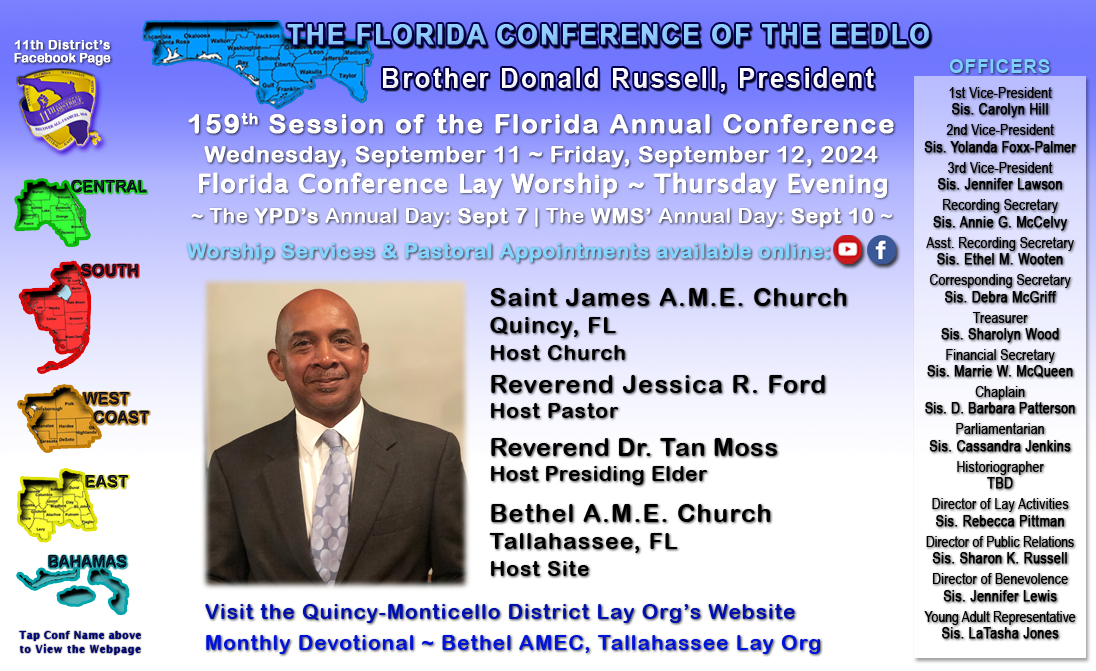 11th Episcopal District Lay Organization of the A.M.E. Church Florida